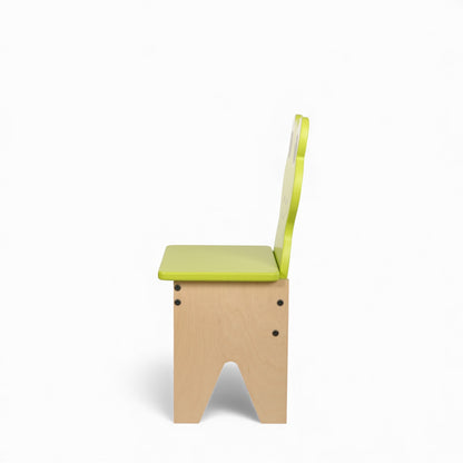Modern Wooden Kids Frog Chair