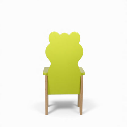 Modern Wooden Kids Frog Chair