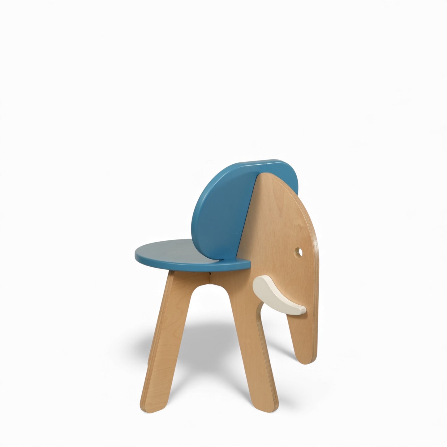 Modern Wooden Kids Elephant Chair