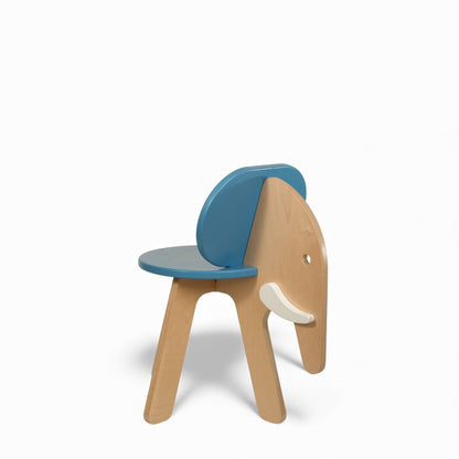 Modern Wooden Kids Elephant Chair
