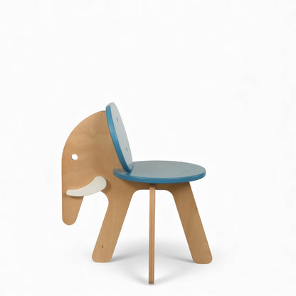 Modern Wooden Kids Elephant Chair