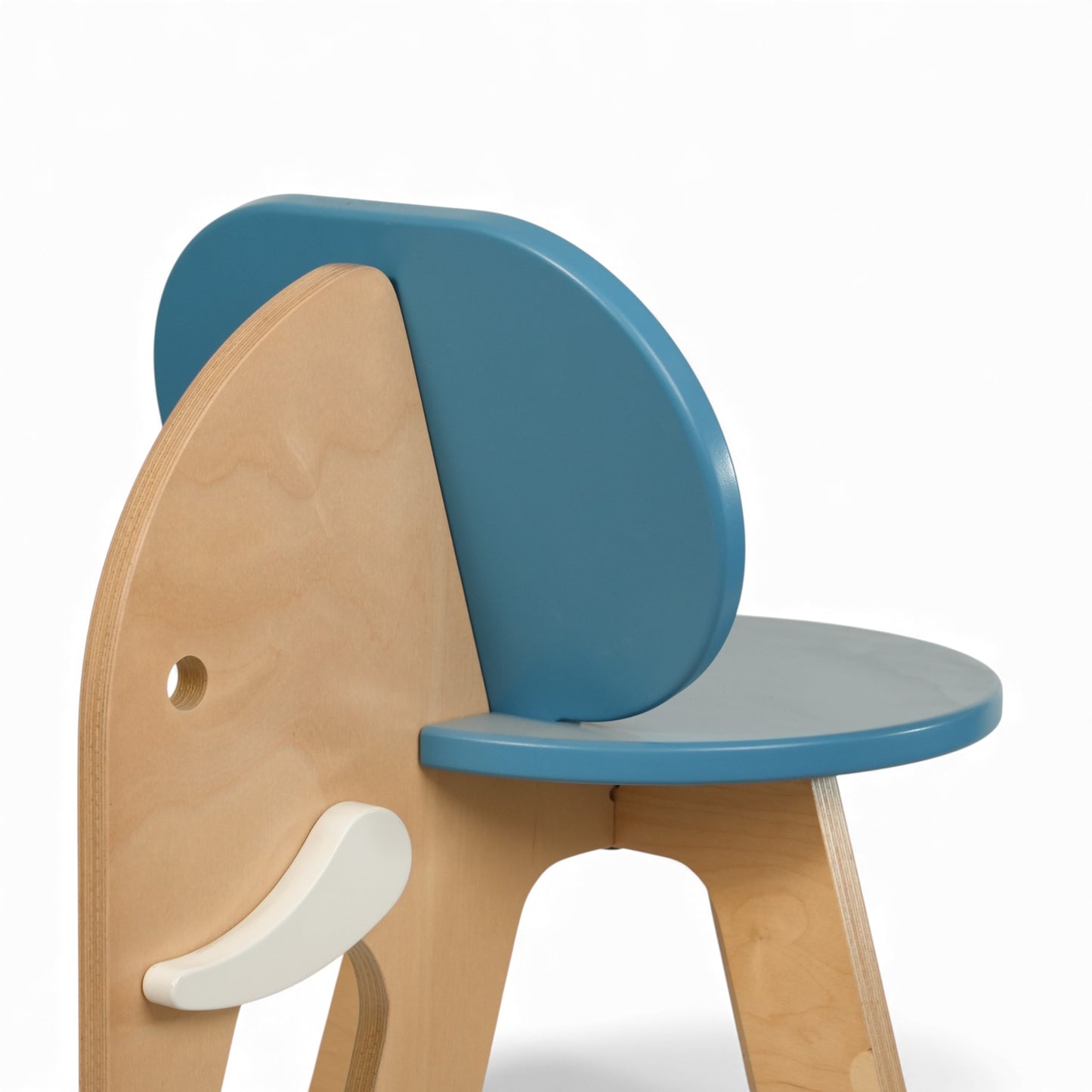 Modern Wooden Kids Elephant Chair