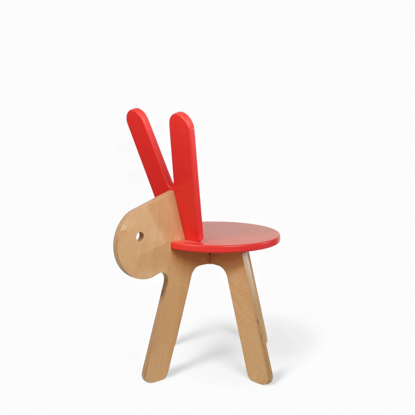 Modern Wooden Kids Rabbit Chair