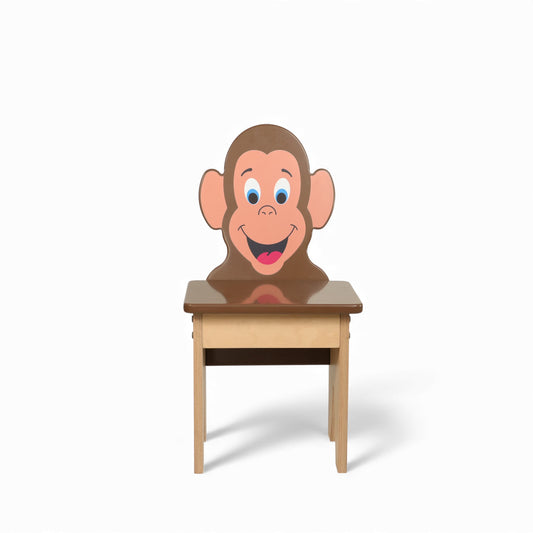 Modern Wooden Kids Monkey Chair