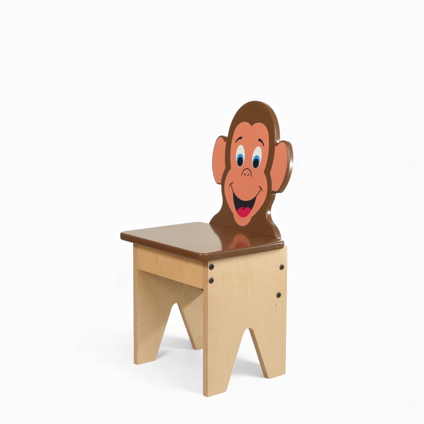 Modern Wooden Kids Monkey Chair