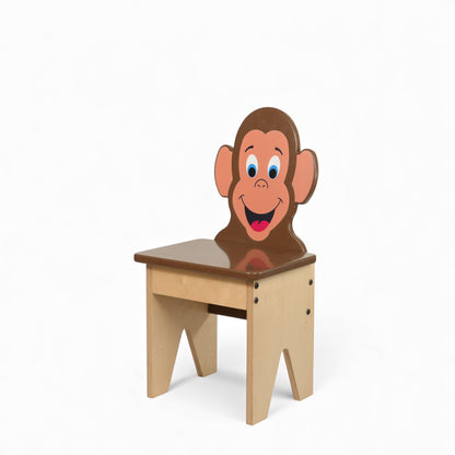 Modern Wooden Kids Monkey Chair