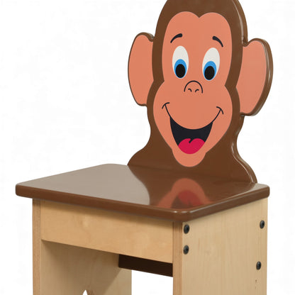 Modern Wooden Kids Monkey Chair