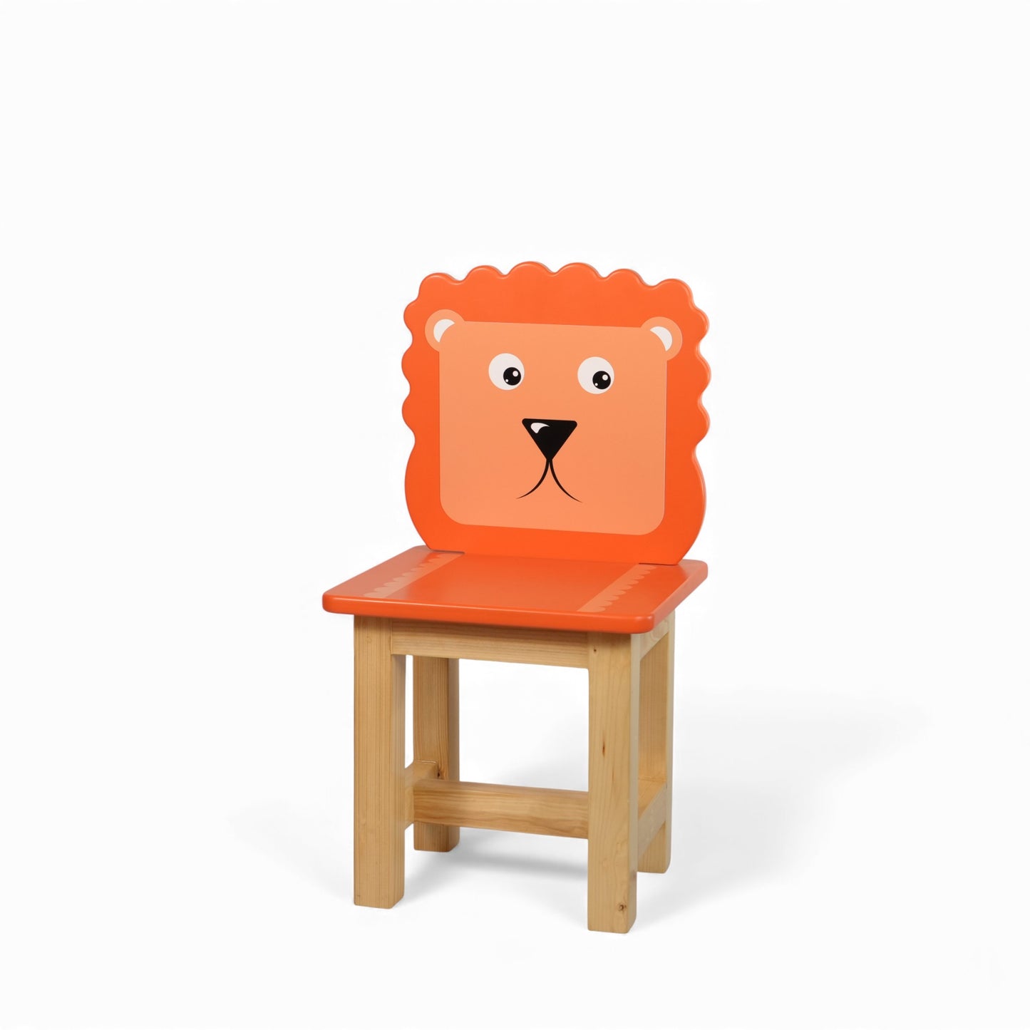 Lion Chair with Wooden Frame