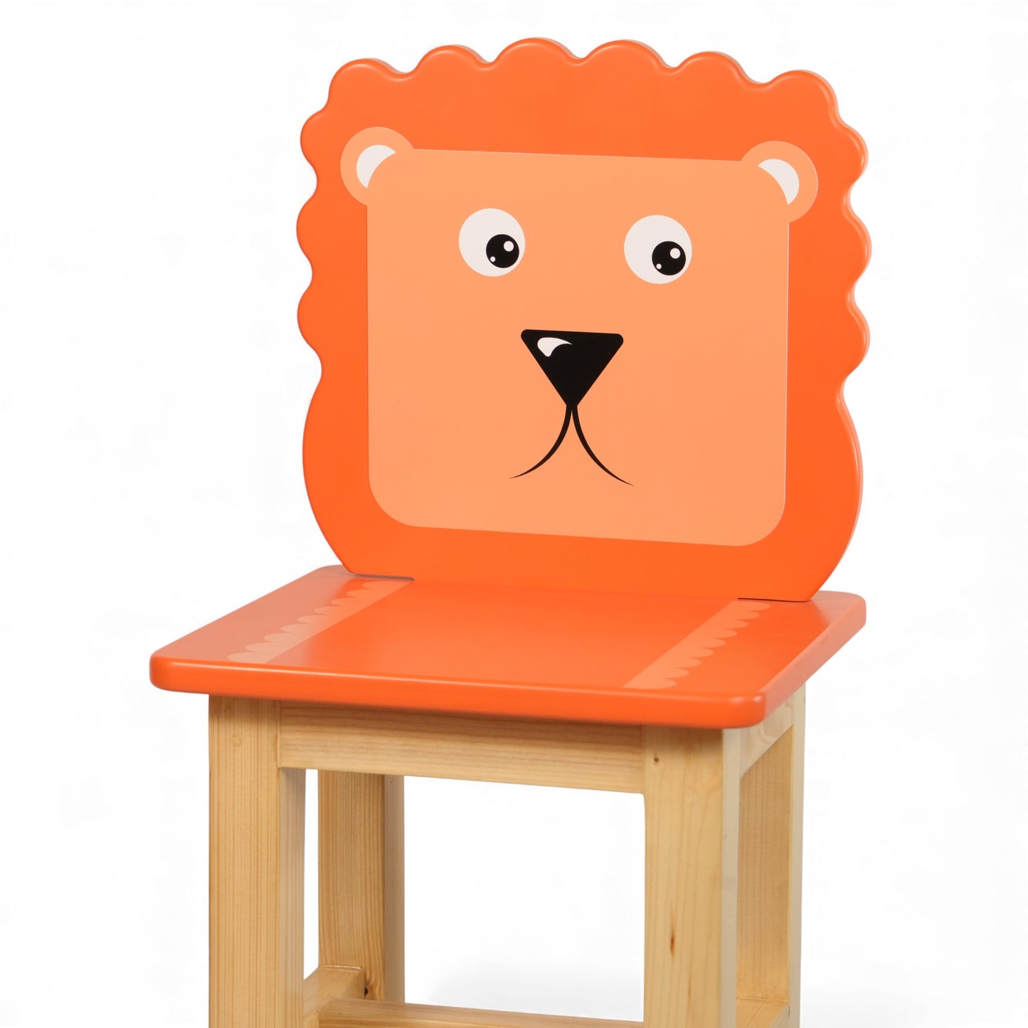 Lion Chair with Wooden Frame