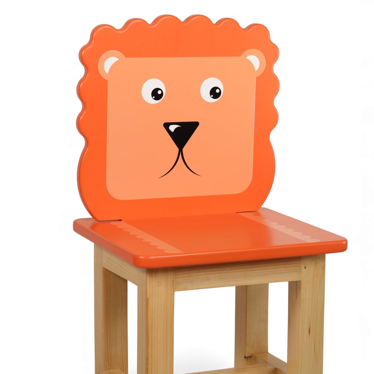 Lion Chair with Wooden Frame