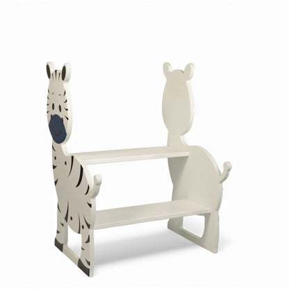 Zebra Style Step-Up Stool