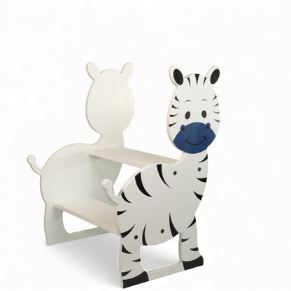 Zebra Style Step-Up Stool