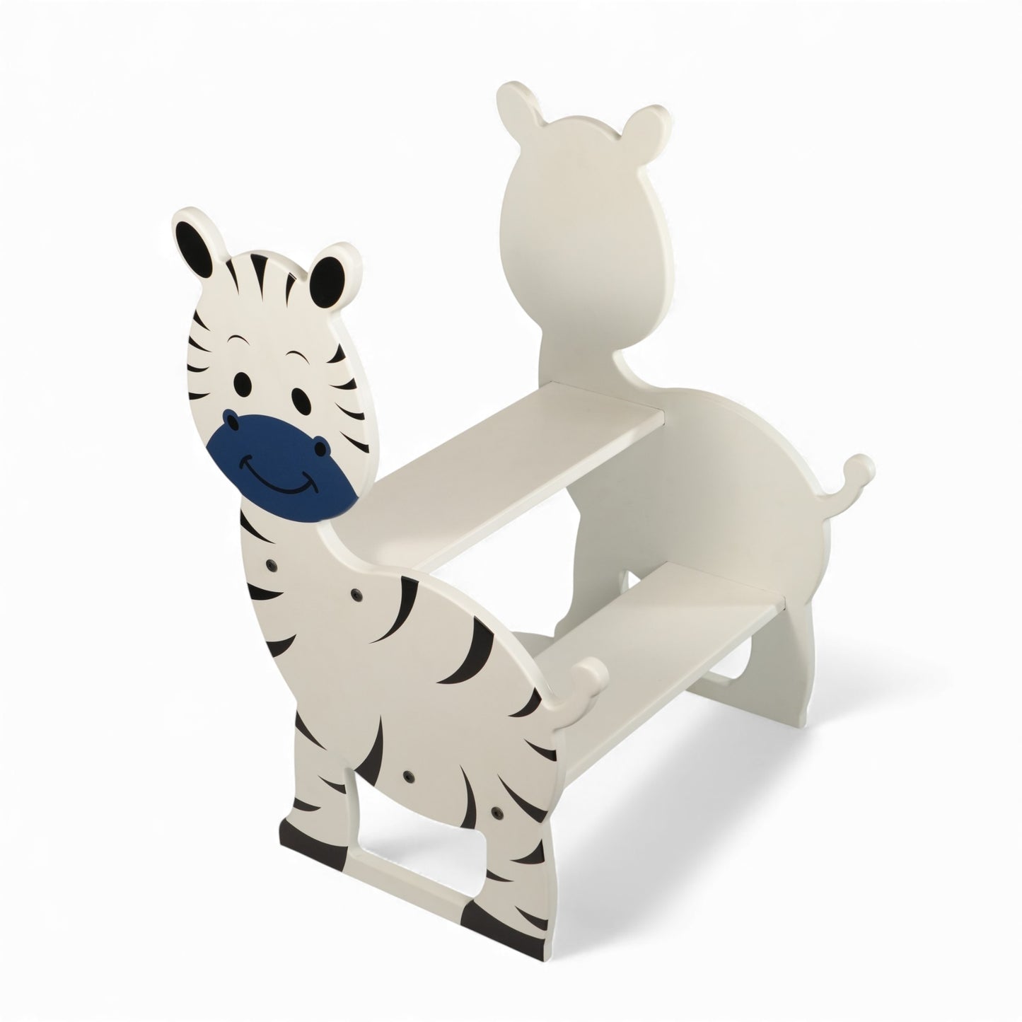 Zebra Style Step-Up Stool