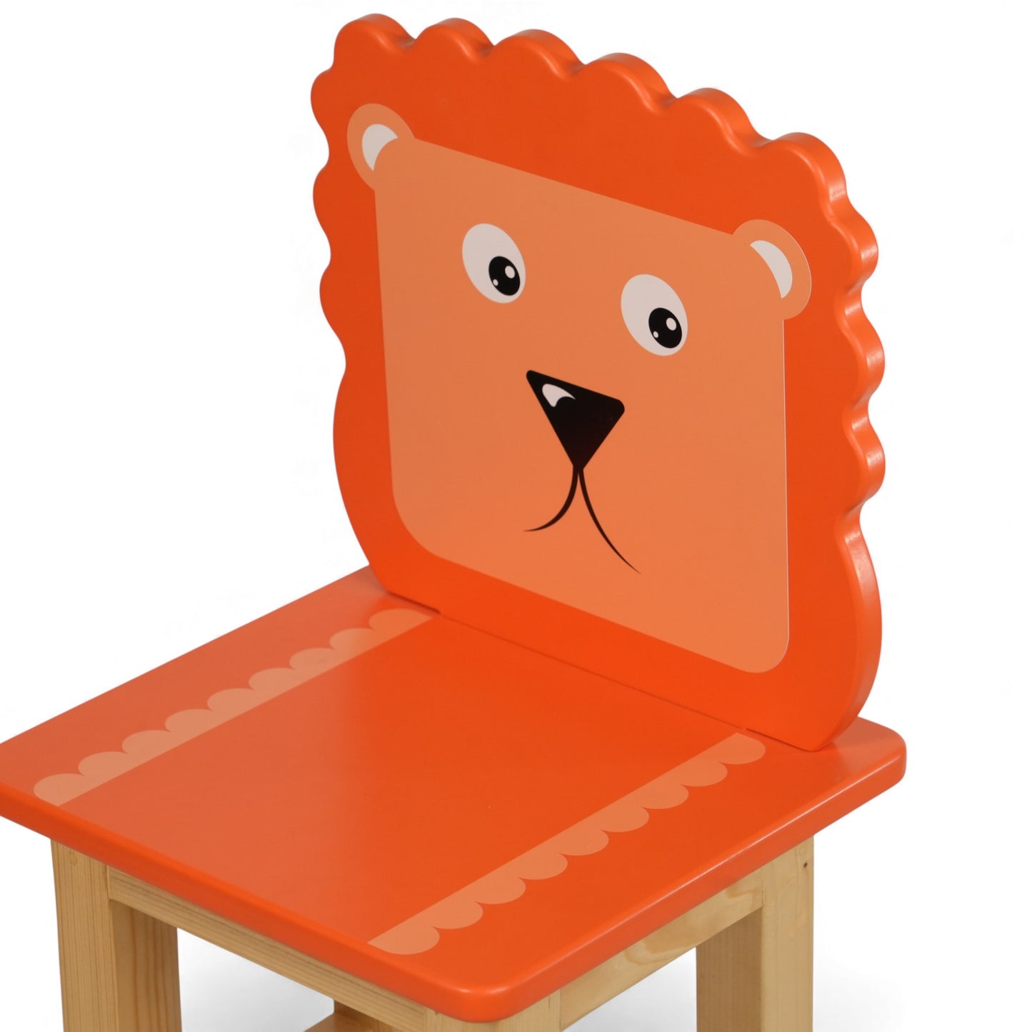 Lion Chair with Wooden Frame