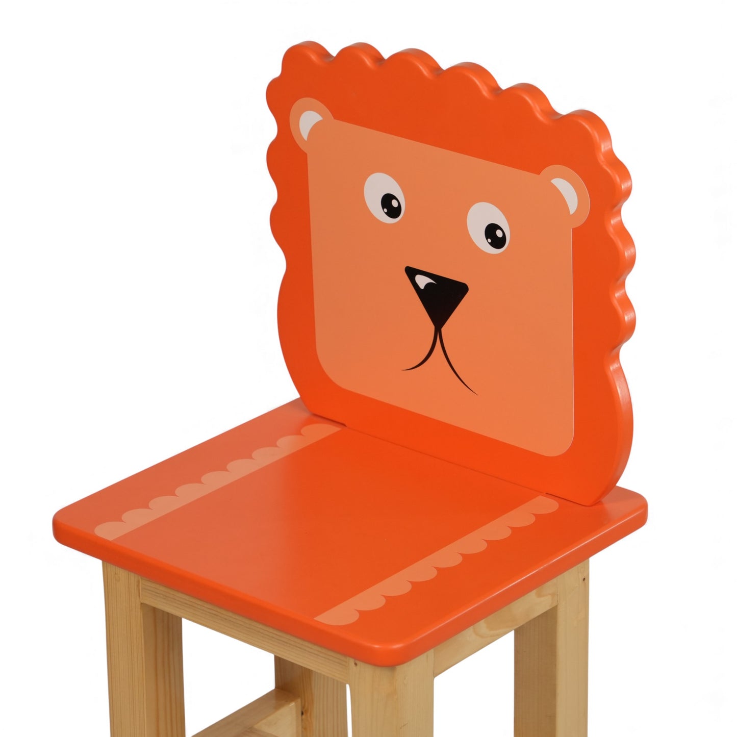 Lion Chair with Wooden Frame