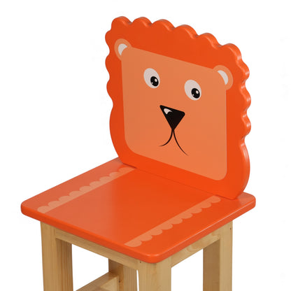Lion Chair with Wooden Frame