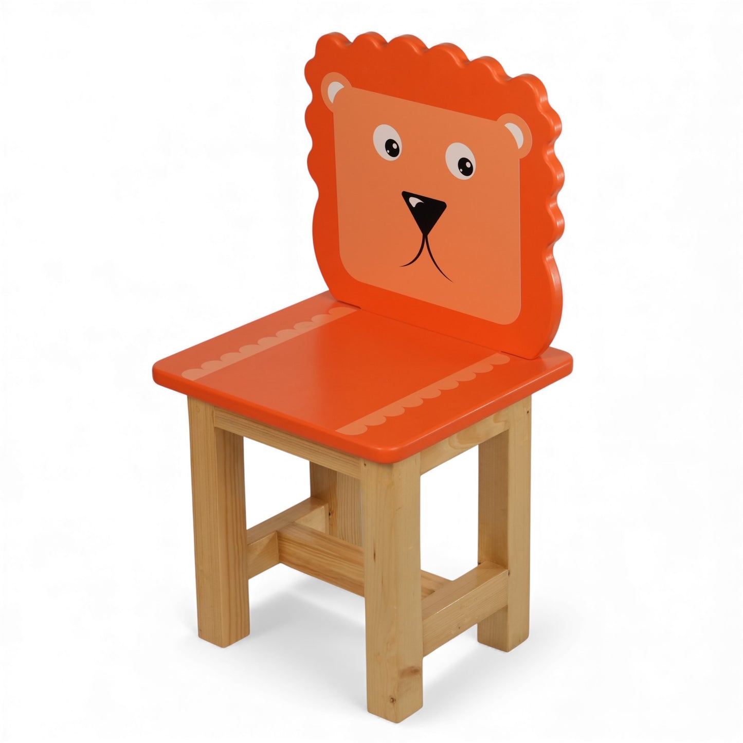 Lion Chair with Wooden Frame